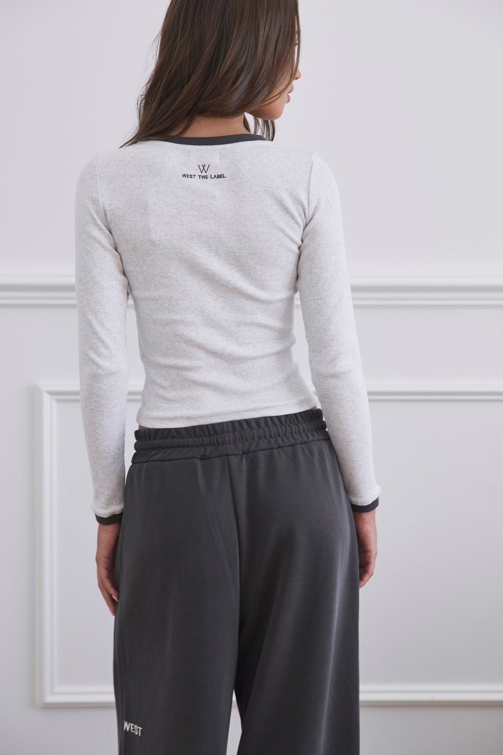 ASPEN LONG SLEEVE - Marl Grey