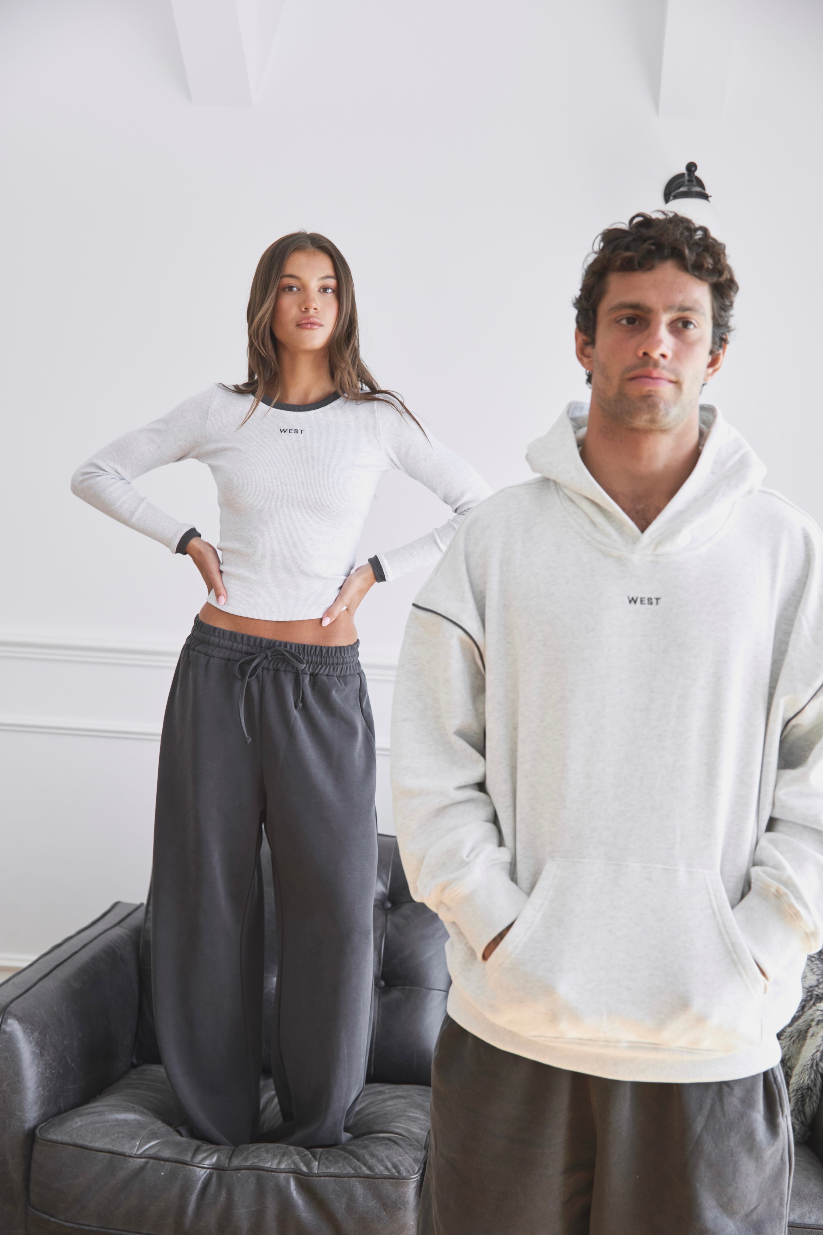 ASPEN LONG SLEEVE - Marl Grey